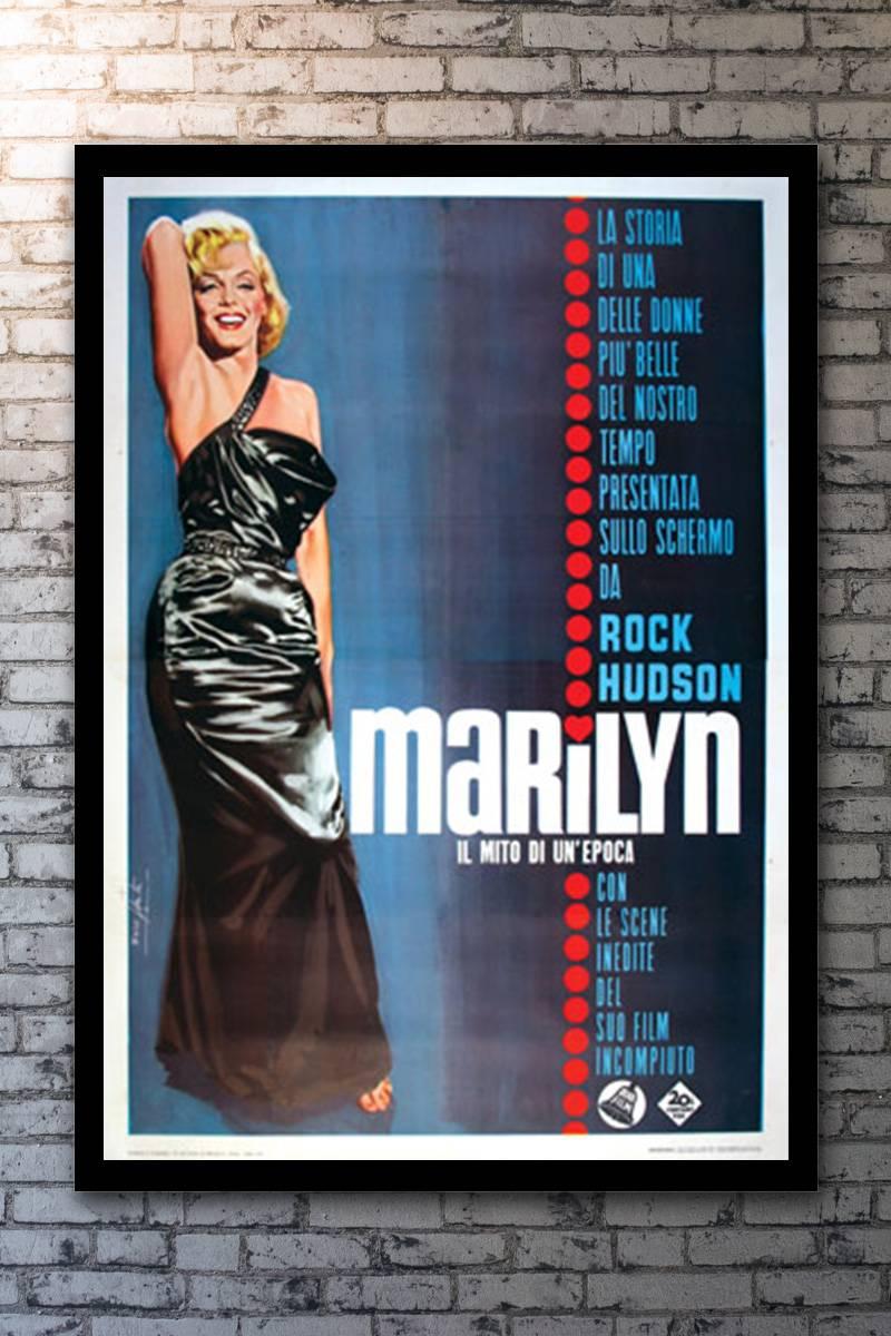 Marilyn is a 1963 documentary film based on the life of the 1950s sex symbol Marilyn Monroe. The film, directed by Harold Medford, was released by 20th century fox and was narrated by Rock Hudson. 

Framing options:
Perspex + £1050.