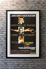 "Goldfinger" Film Poster, 1964