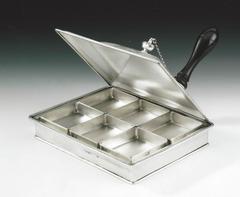 A very rare George III Warming Dish, with interior pans by William Stroud.