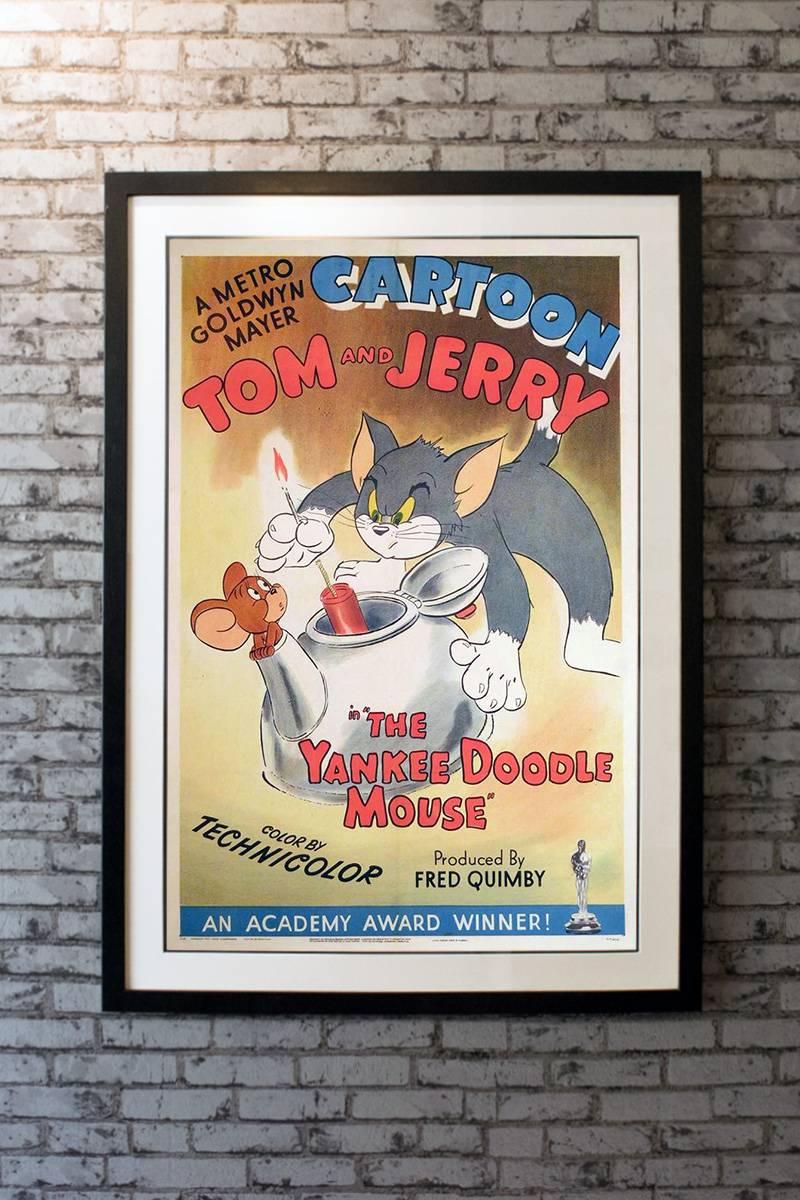 The Yankee Doodle Mouse is a 1943 American one-reel animated cartoon. It is the eleventh Tom and Jerry short produced by Fred Quimby, and directed by William Hanna and Joseph Barbera, with musical supervision by Scott Bradley and animation by Irven
