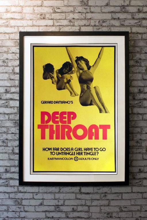 Deep Throat Film Poster 1972 For Sale At 1stdibs Deep Throat Movie