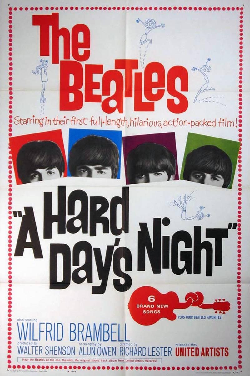 Beatles fans will be hard pressed to find a one sheet from this title in such pristine condition! This innovative film shows a 