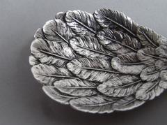 An extremely rare and important William IV Eagle's Wing Caddy Spoon