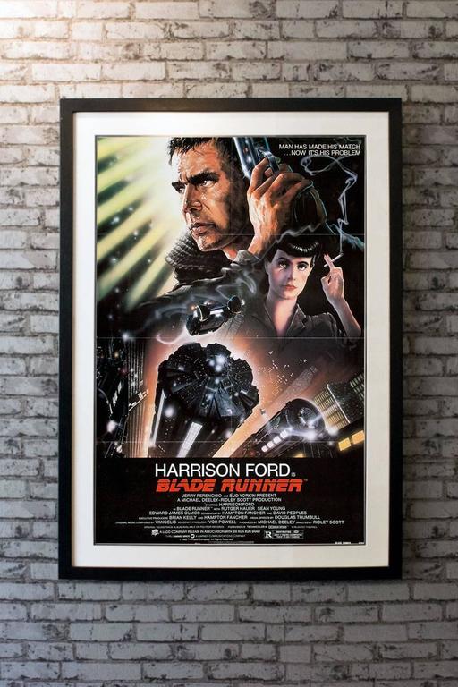 Classic Movie 1982 Blade Runner Silk Art Poster Y587 21 36x24 40x27 