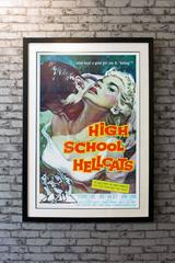 "High School Hellcats" Film Poster, 1958