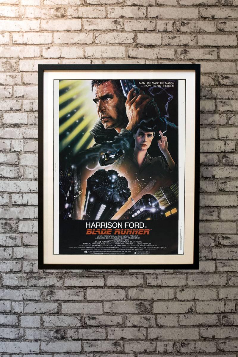 In a dystopian future, a blade runner is a detective who hunts down and kills rogue replicants--androids engineered to work in extreme off-world conditions. Harrison Ford plays one of the best blade runners, forced out of retirement when a group led