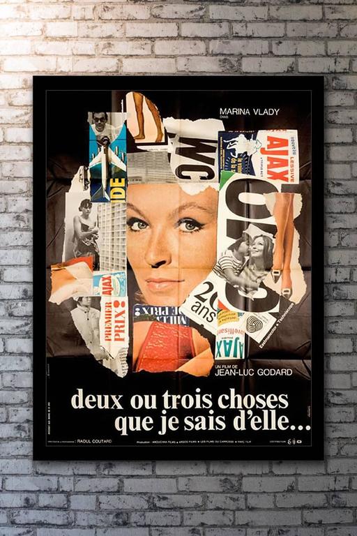 Deux Ou Trois Choses Que Je Sais D Elle "Deux Ou Trois Choses Que Je Sais D'elle" Film Poster, 1967 For Sale at
