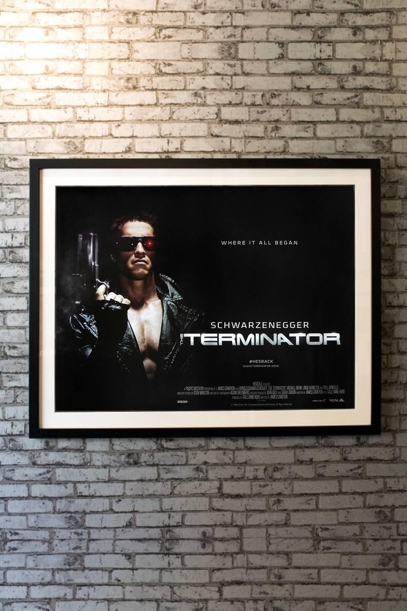Disguised as a human, a cyborg assassin known as a Terminator (Arnold Schwarzenegger) travels from 2029 to 1984 to kill Sarah Connor (Linda Hamilton). Sent to protect Sarah is Kyle Reese (Michael Biehn), who divulges the coming of Skynet, an