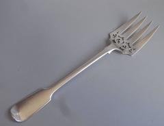 Very Fine Pair of Fish Servers Made in London in 1861 by George Adams