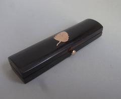 Unusual George III Toothpick Box Modelled as a Travelling Trunk