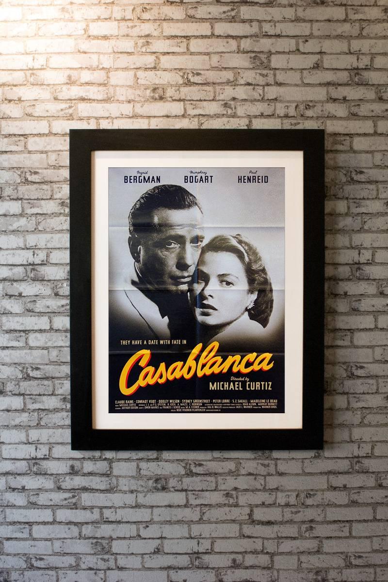 Rick Blaine (Humphrey Bogart), who owns a nightclub in Casablanca, discovers his old flame Ilsa (Ingrid Bergman) is in town with her husband, Victor Laszlo (Paul Henreid). Laszlo is a famed rebel, and with Germans on his tail, Ilsa knows Rick can