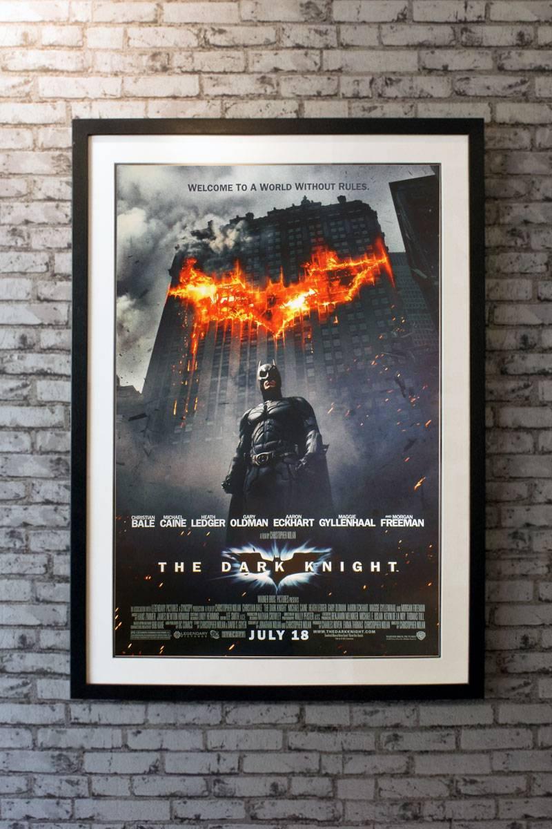 When the menace known as the Joker wreaks havoc and chaos on the people of Gotham, the caped crusader must come to terms with one of the greatest psychological tests of his ability to fight injustice. 

Linen-backing + £150

Framing
