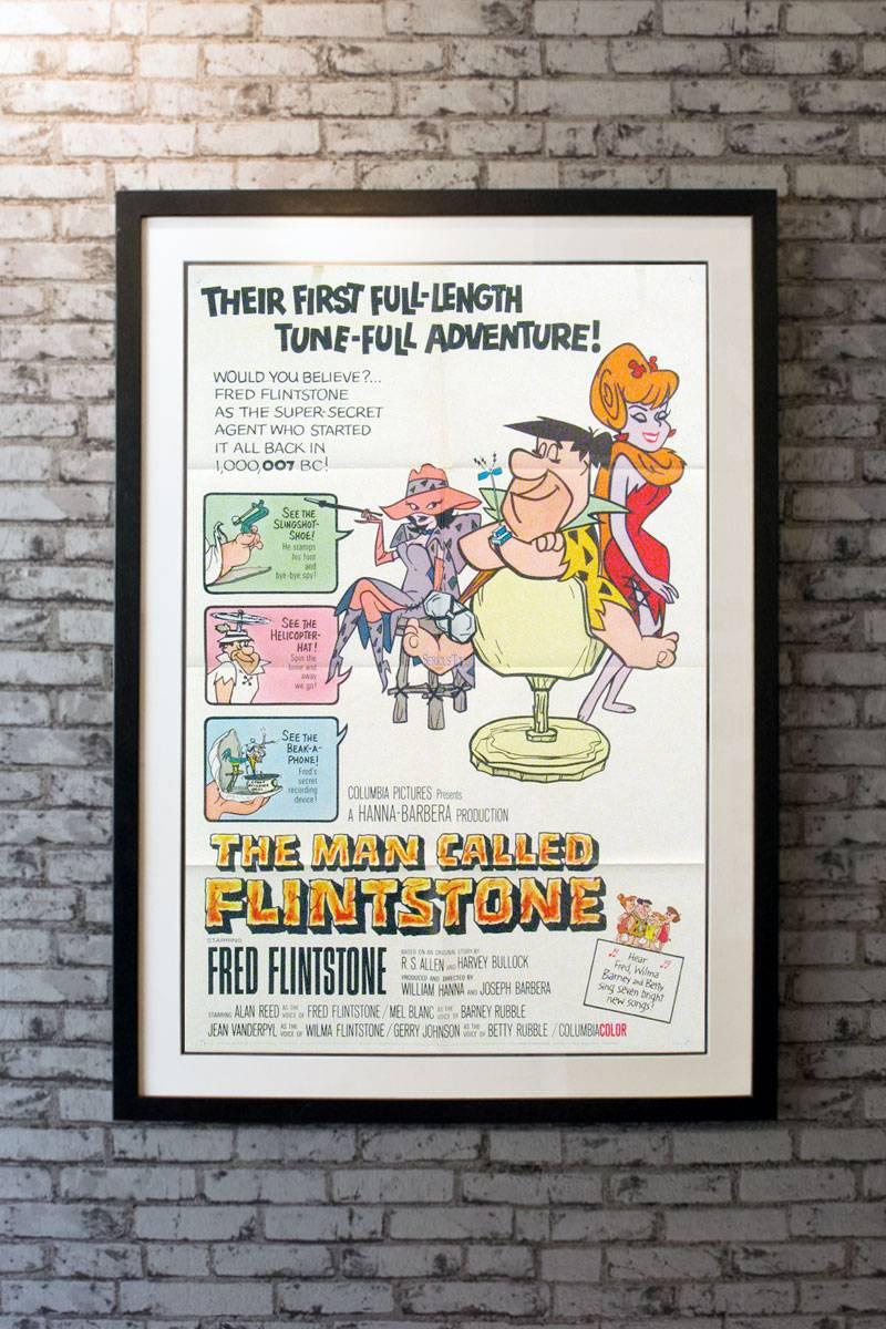 The Man Called Flintstone is a 1966 American animated musical comedy film produced by Hanna-Barbera Productions and released by Columbia Pictures. It was the second Hanna-Barbera feature, after Hey There, It's Yogi Bear! (1964). Add £125 for