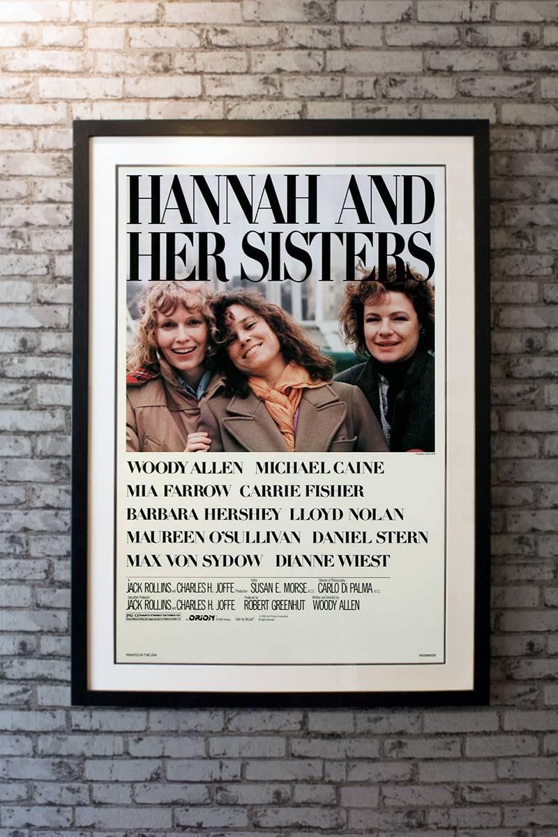 Three successive family Thanksgiving dinners mark time for Hannah (Mia Farrow), her younger sisters Lee (Barbara Hershey) and Holly (Dianne Wiest) and the men in their lives. Lee is having an affair with Hannah's husband, Elliot (Michael Caine), and