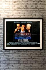 "Wall Street" Film Poster, 1987