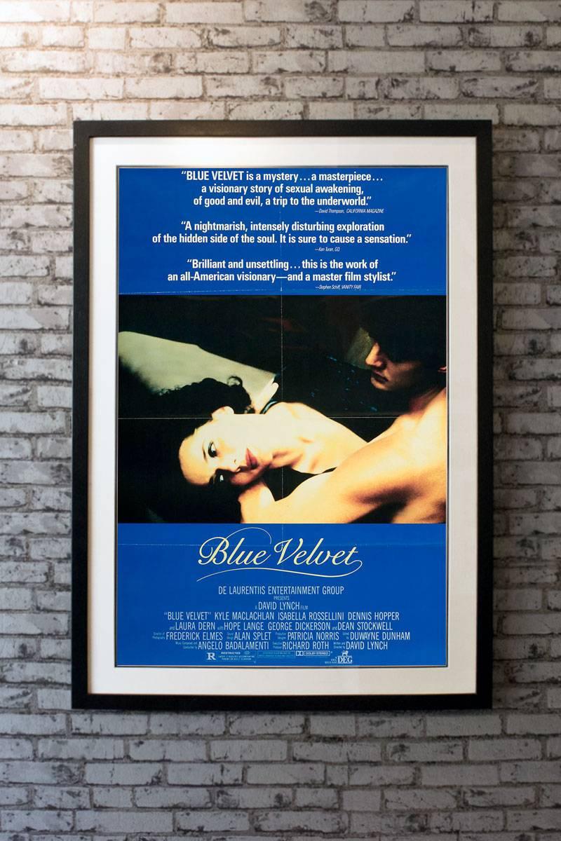 The discovery of a severed human ear found in a field leads a young man on an investigation related to a beautiful, mysterious nightclub singer and a group of psychopathic criminals who have kidnapped her child. 

Linen-backing + £150

Framing