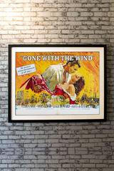 "Gone With The Wind" Film Poster, 1970