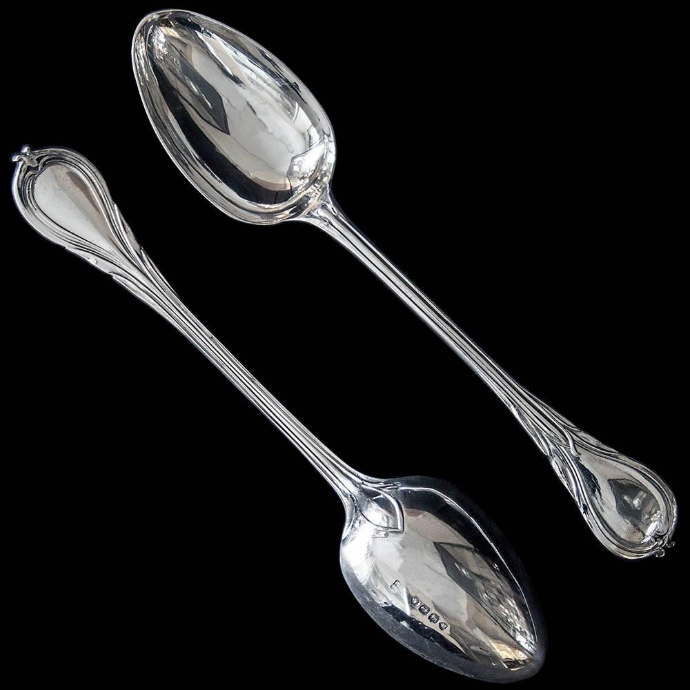 antique silver teaspoons