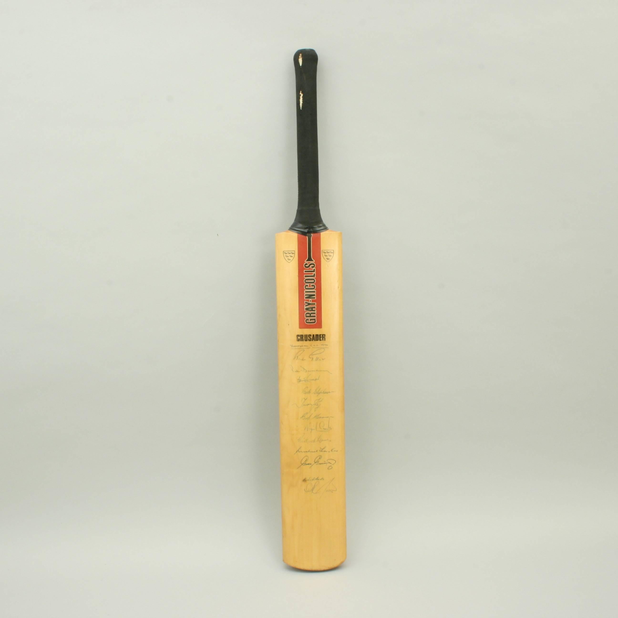 signed cricket bats for sale