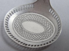 Rare George III "Frying Pan" Caddy Spoon Made in 1811 by Joseph Willmore