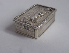 Extremely Rare George IV Pointer and Game Bird Vinaigrette