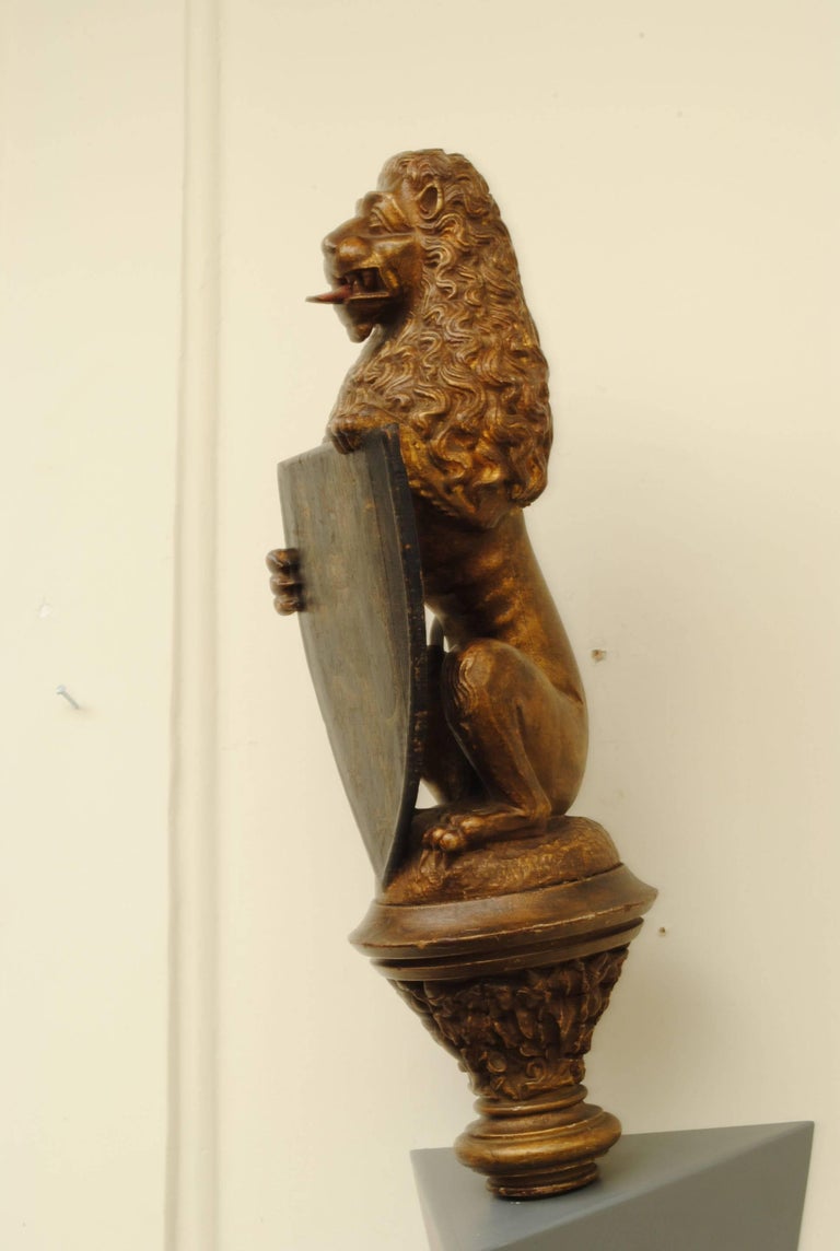 16th Century Carved Armorial Lion at 1stDibs
