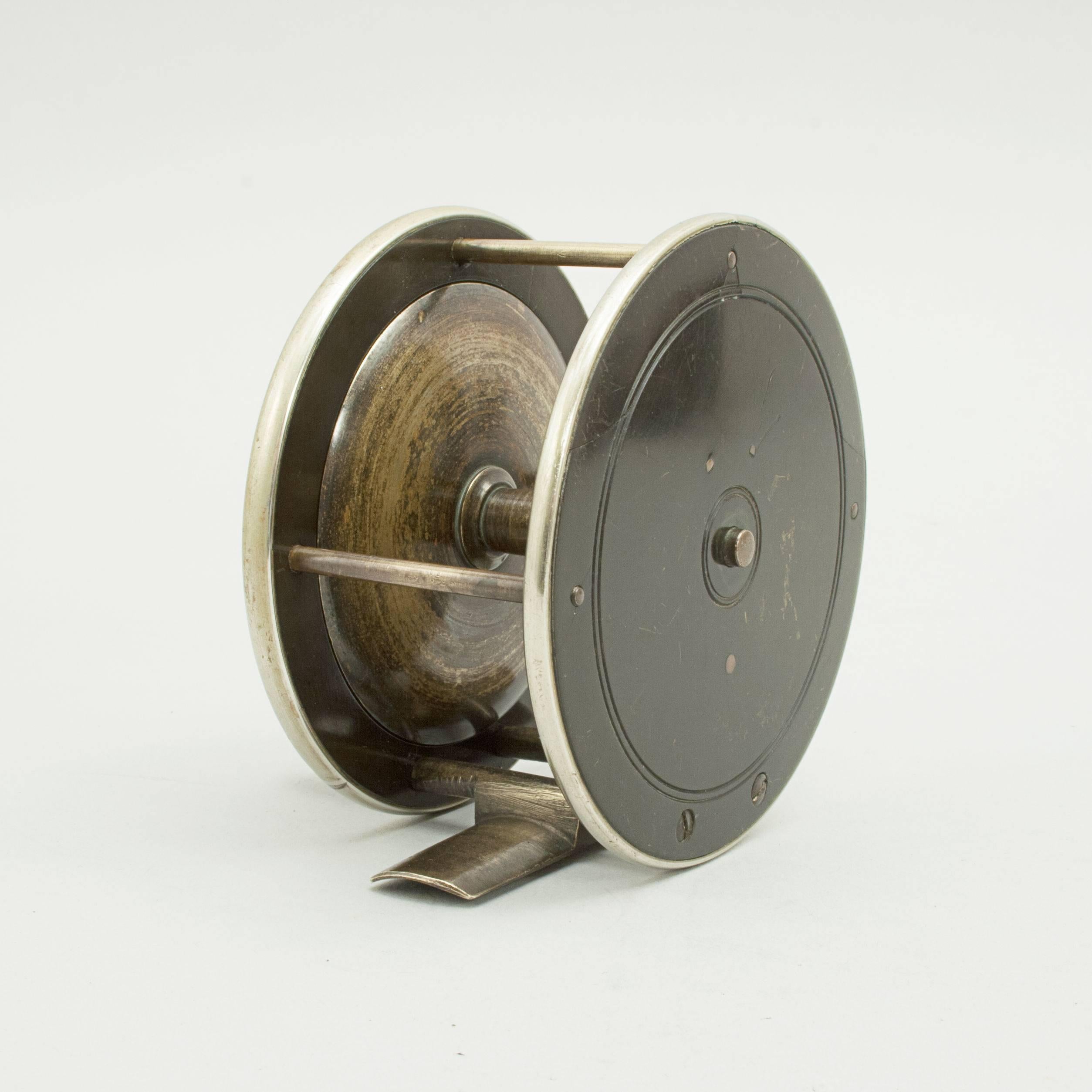 Early 20th Century Brass and Bakelite Fishing Reel