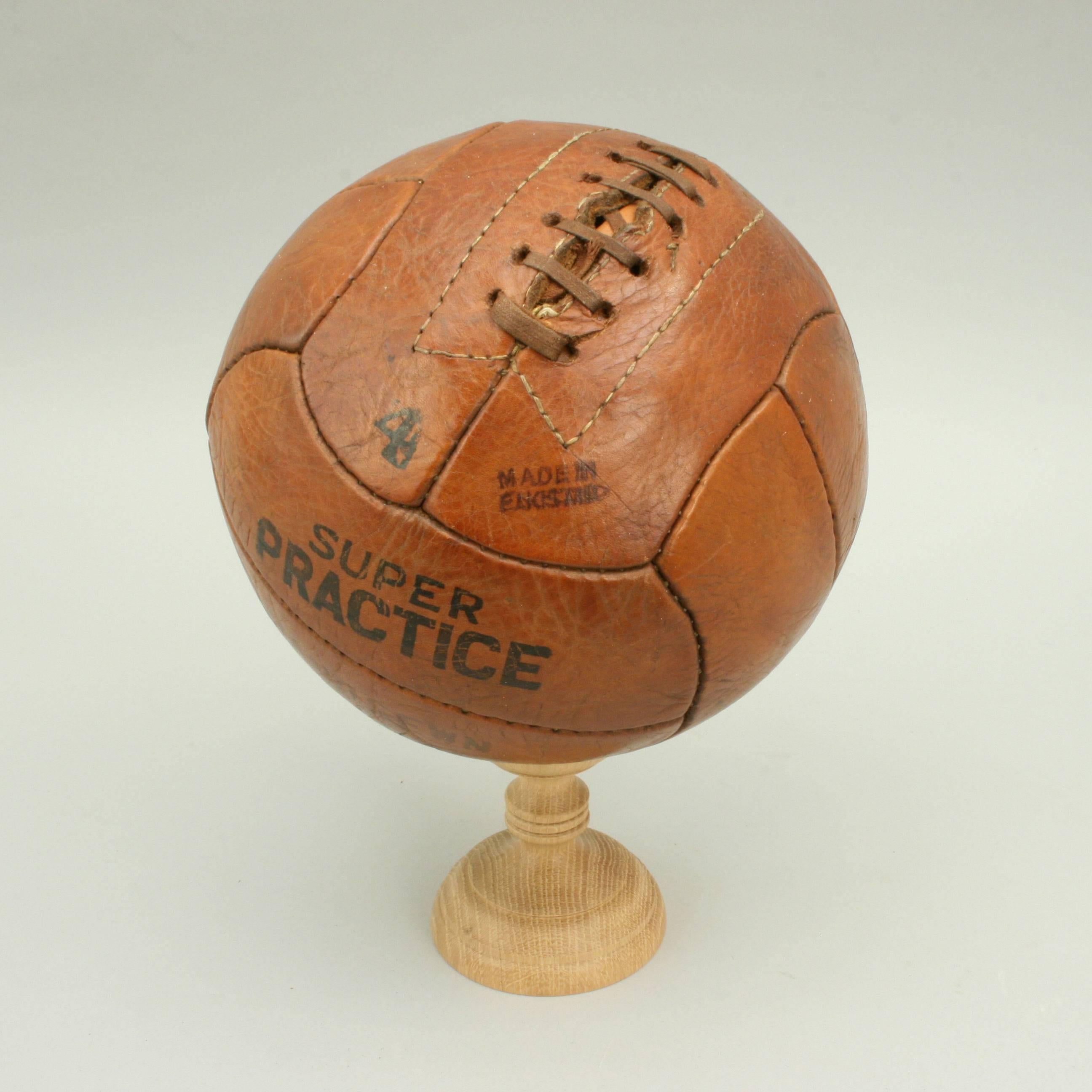 Mid-20th Century Leather Football