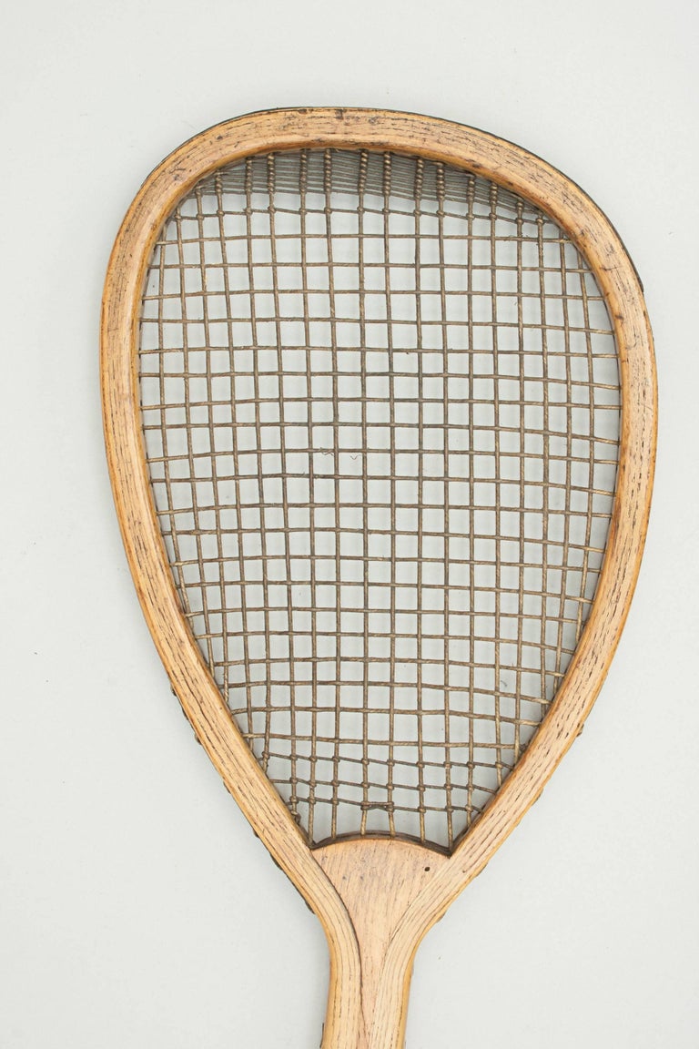 Lop Sided Lawn Tennis Racket For Sale at 1stdibs