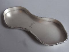 Rare George III Snuffer Tray and Scissors