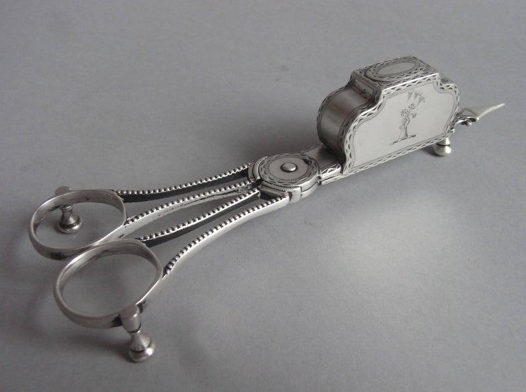 Rare III Snuffer Tray and Scissors at 1stDibs