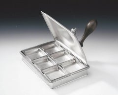 George III Toasting/Warming Dish Made in London in 1807 by William Stroud