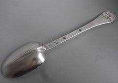 Set of Six William III Trefid Spoons made in London by Joyce Issod in 1697