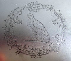 Rare Early George III Neoclassical Drinks Salver by Elizabeth Cooke