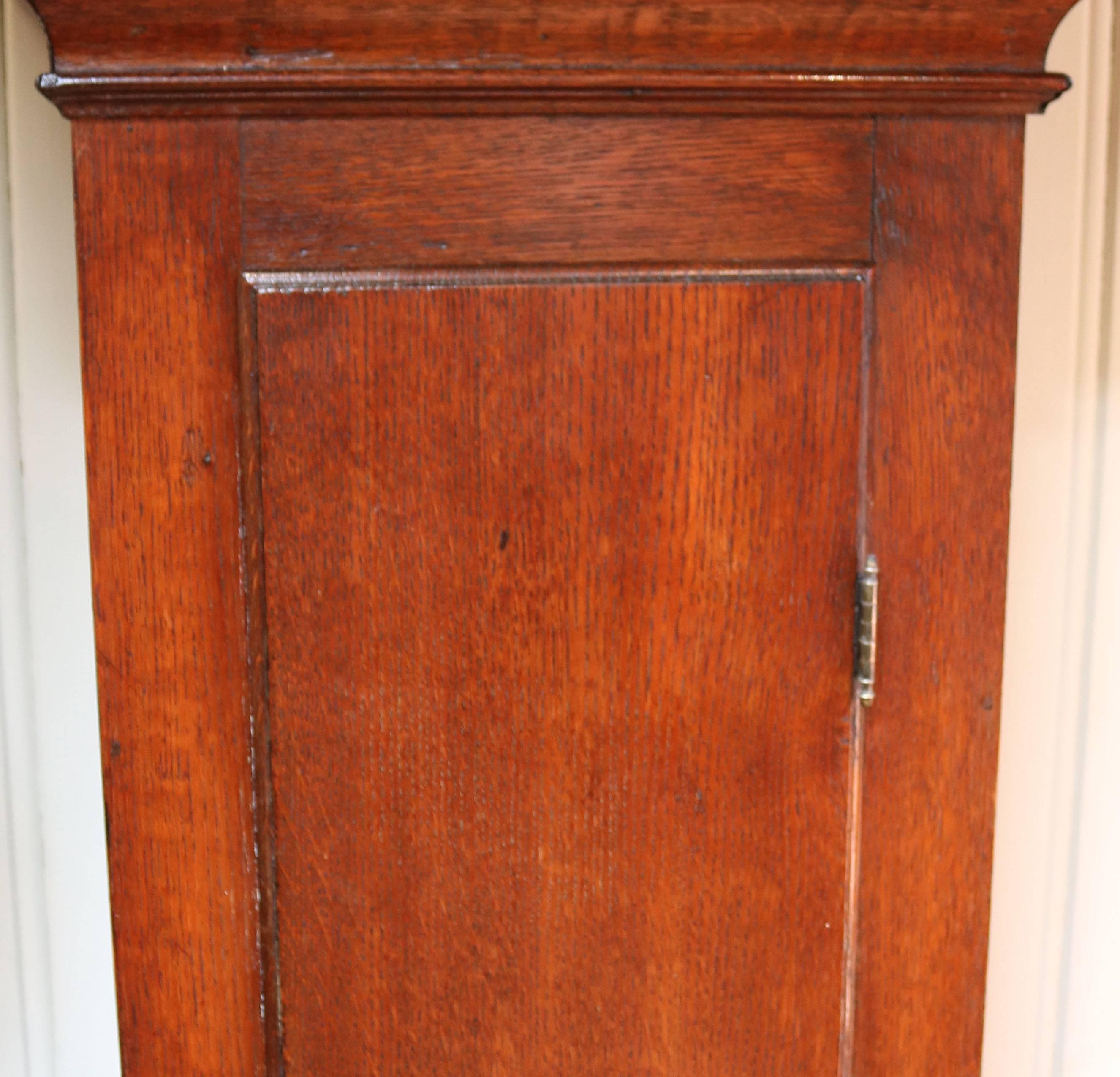 Oak Country Longcase Clock 2