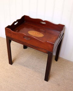 Victorian Mahogany Tray on Stand