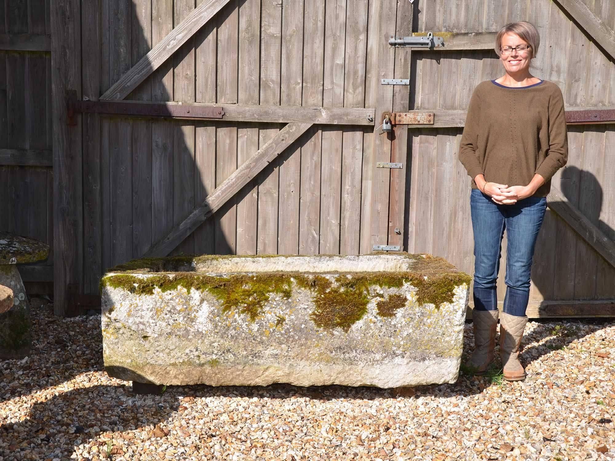 Mid-18th Century Large 18th Century Stone Trough with Good Weathering and Patination