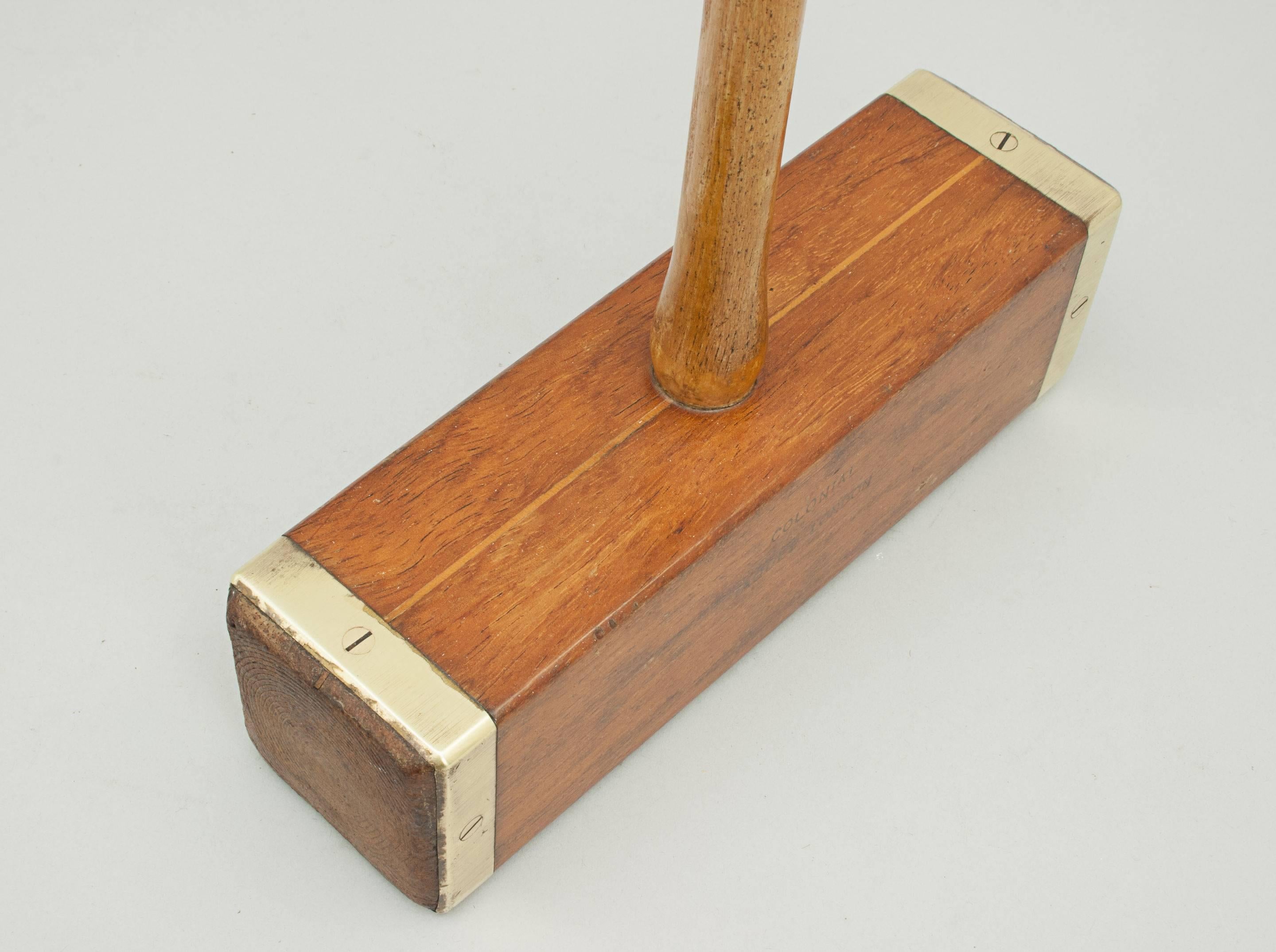 vintage croquet mallets