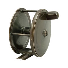 Antique Brass Salmon Fishing Reel
