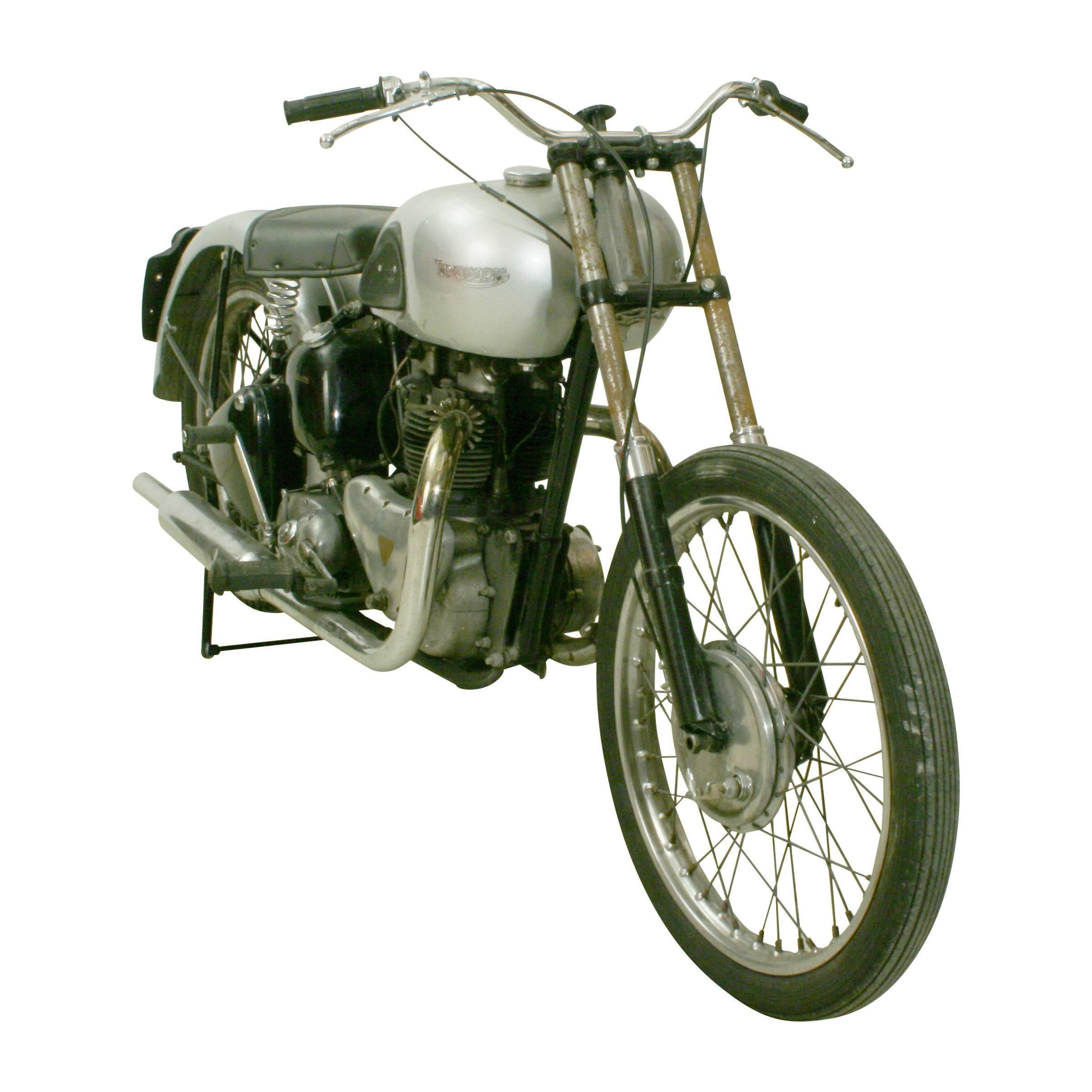 English Triumph Speed Twin Motorcycle