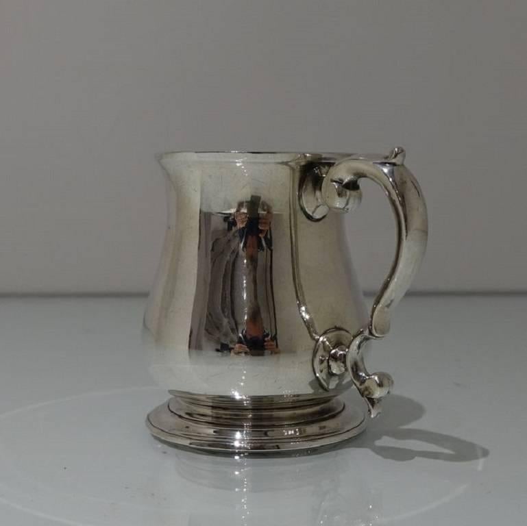 Mid-18th Century George II Sterling Silver Antique Mug London, 1742 Henry Brind 3