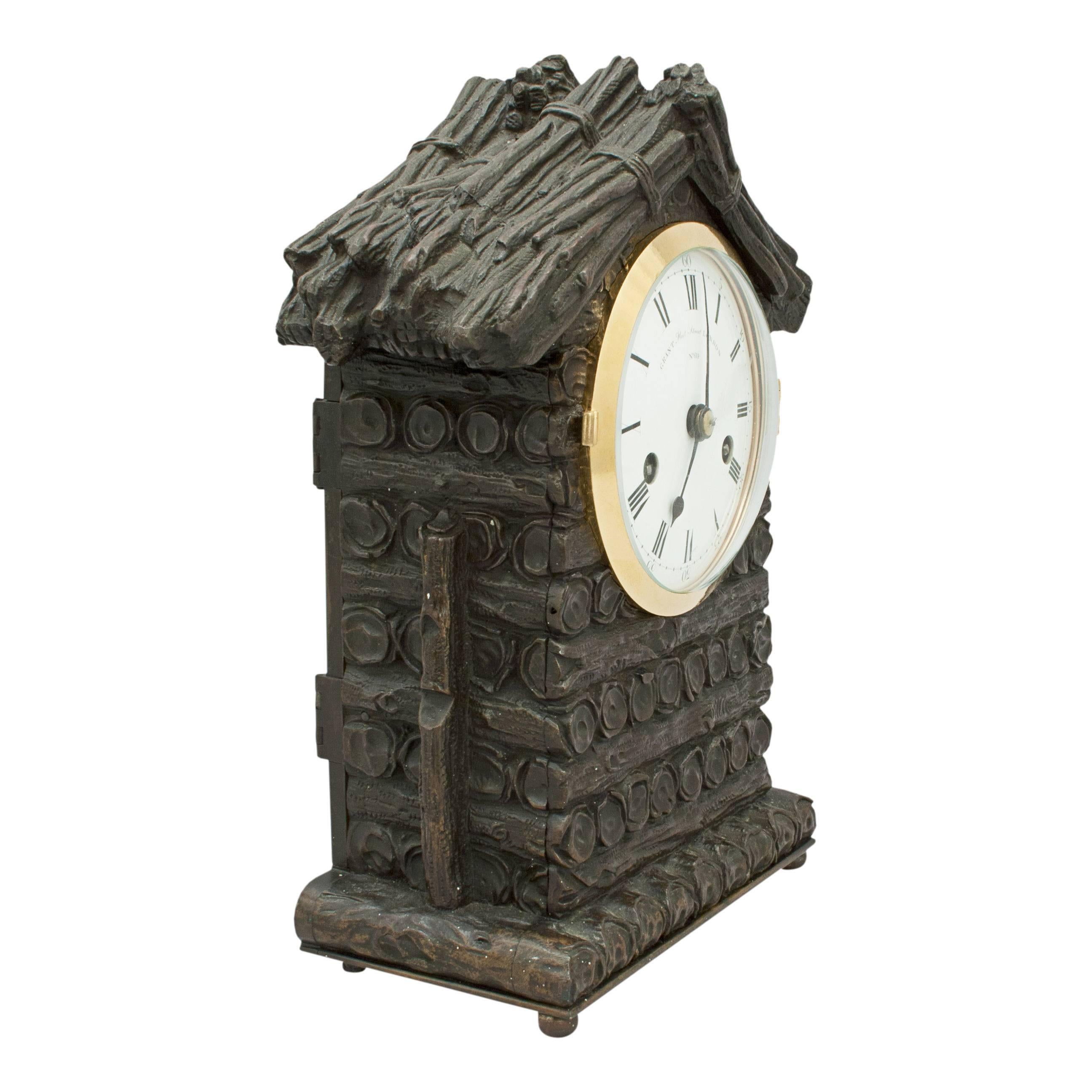 log cabin clocks