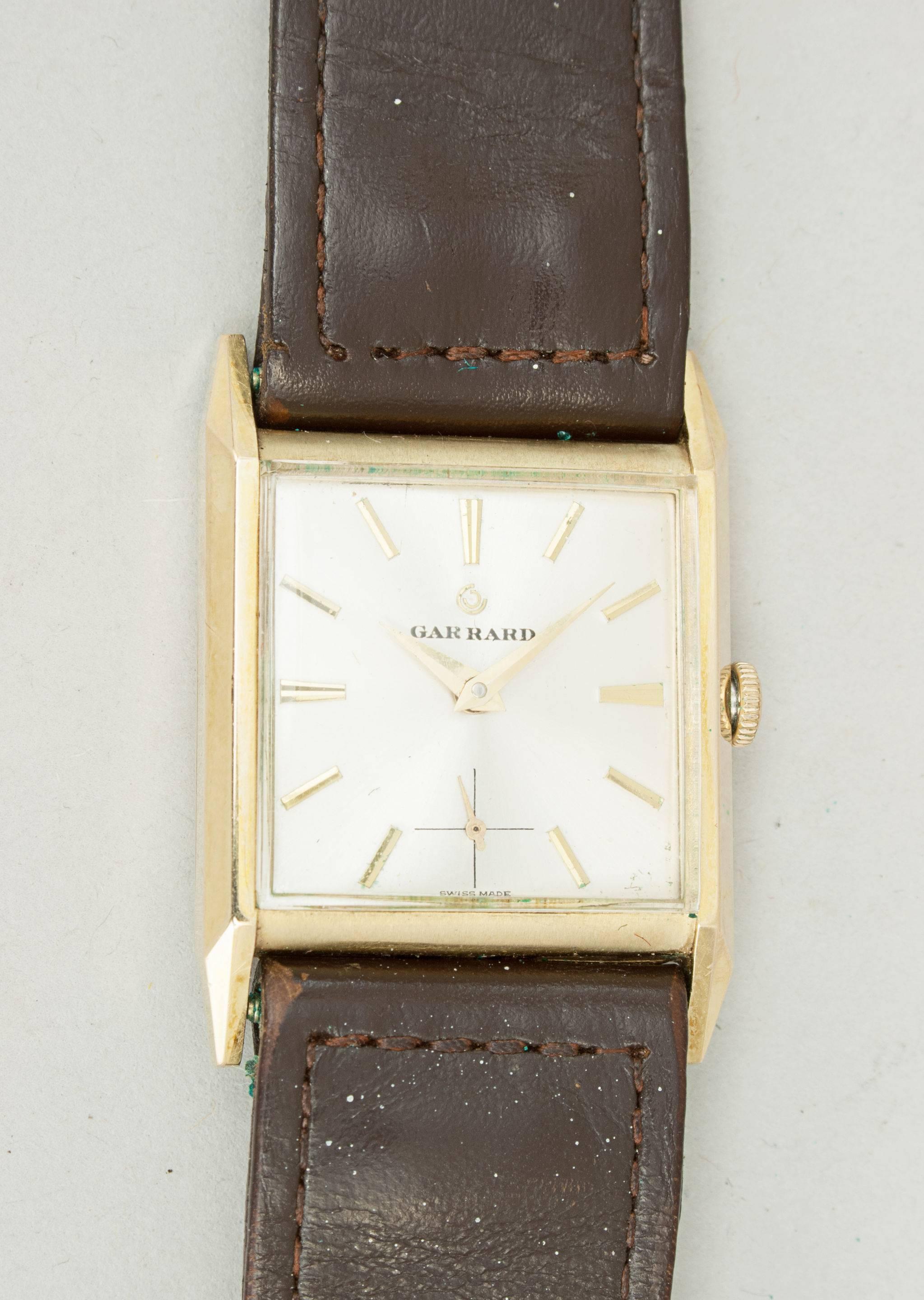 Vintage 9-Carat Gold Men's Wrist Watch, 1964 3