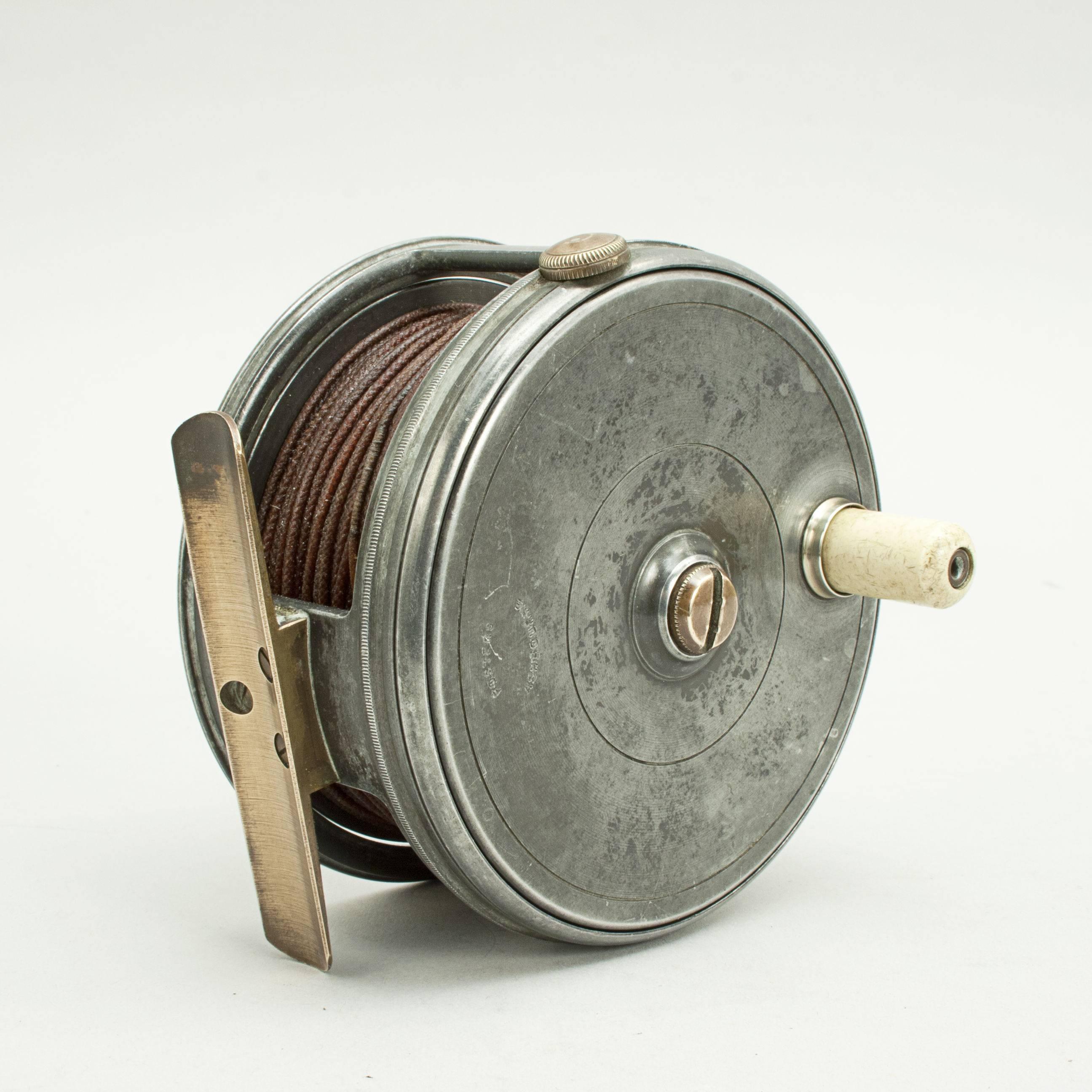 Salmon Fishing Reel by Foster In Good Condition In Oxfordshire, GB