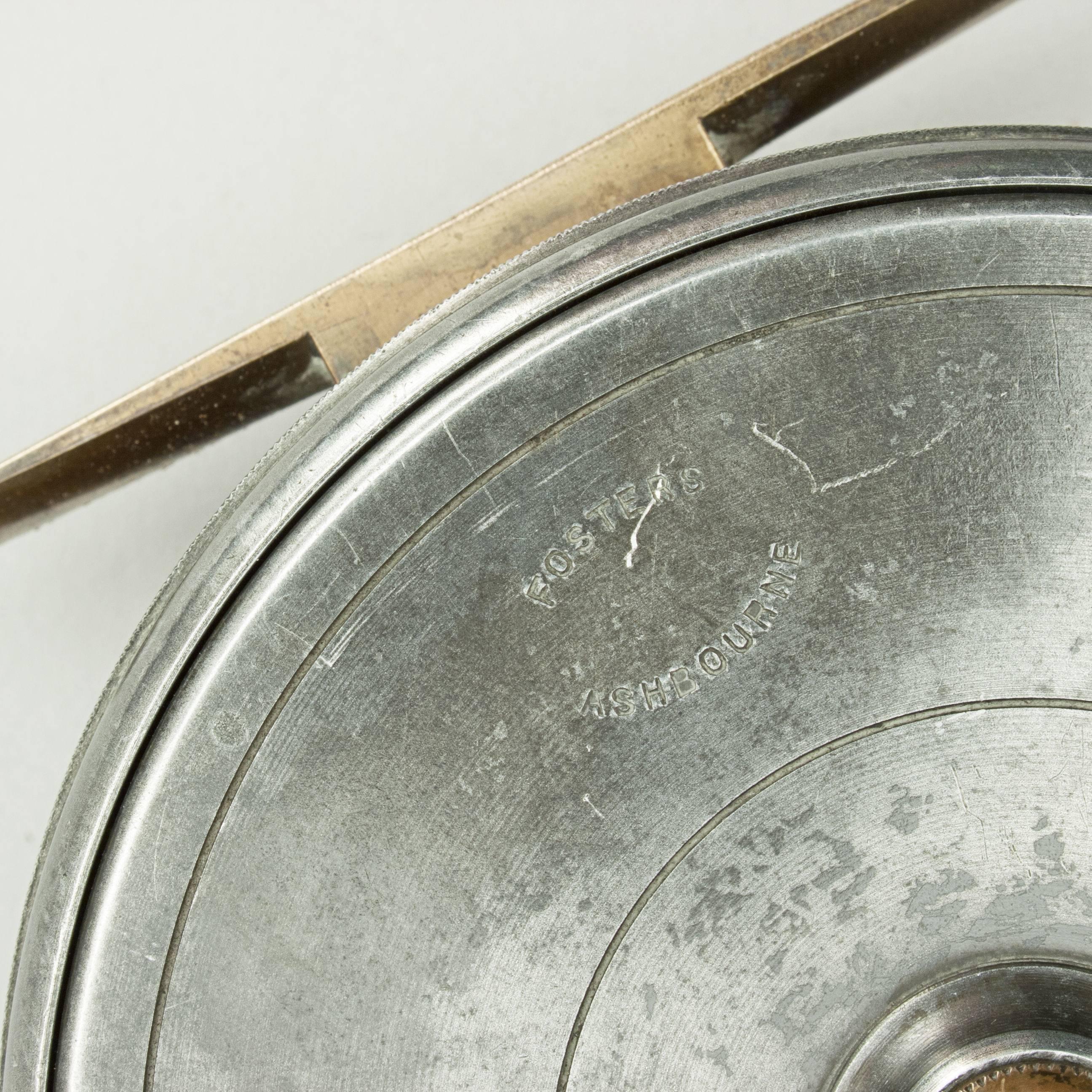 Mid-20th Century Salmon Fishing Reel by Foster