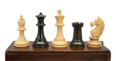 Boxwood and Ebony Chess Set