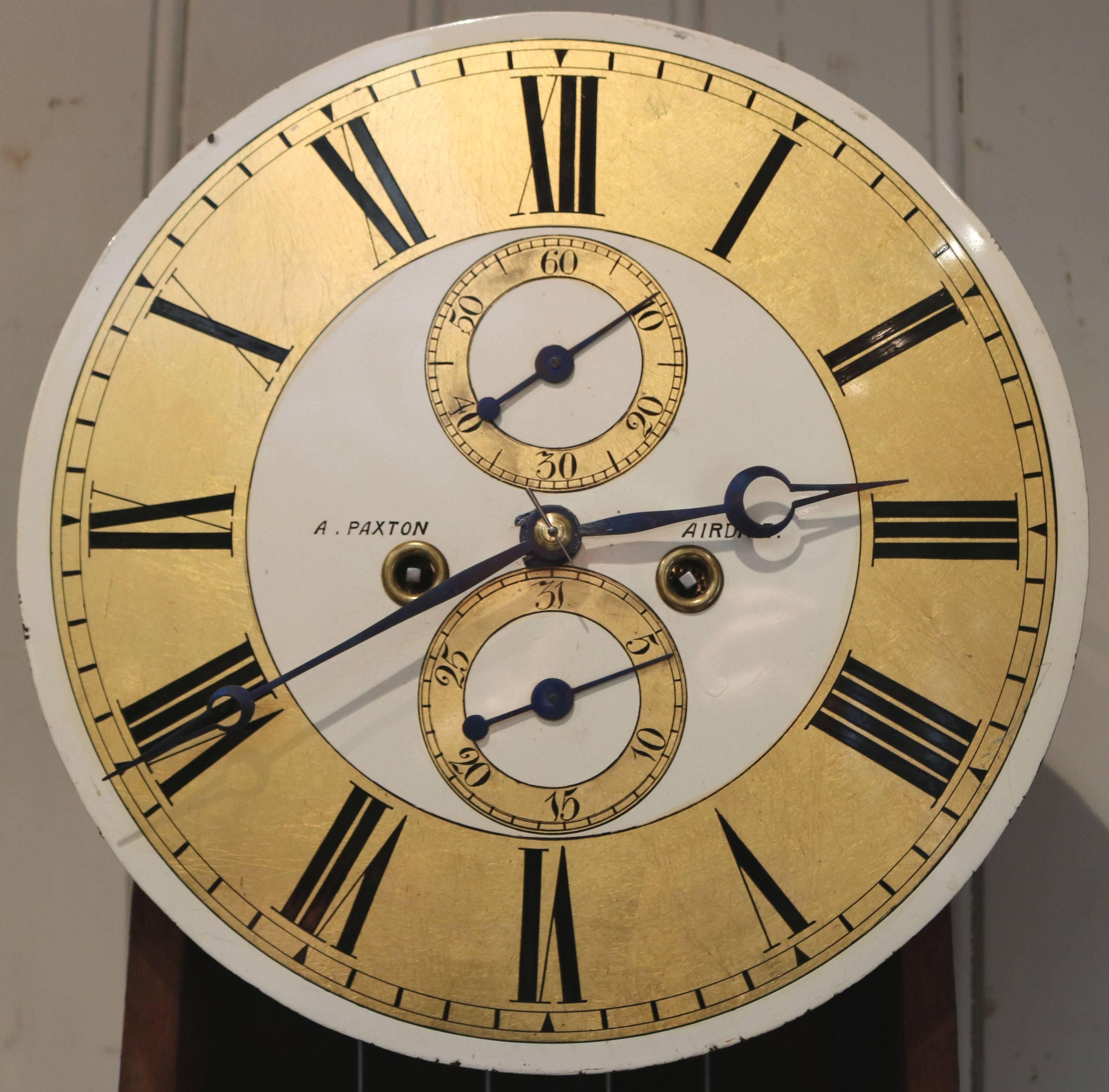 Scottish Drumhead Longcase Clock 2