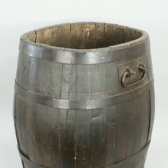 Vintage Grape Hopper, Wooden Barrel