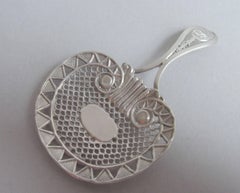 Very Rare George III Caddy Spoon Made in Birmingham in 1809 by Joseph Taylor