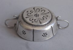 Very Fine and Unusual Wine Taster Maker's Mark of RH in a Shield